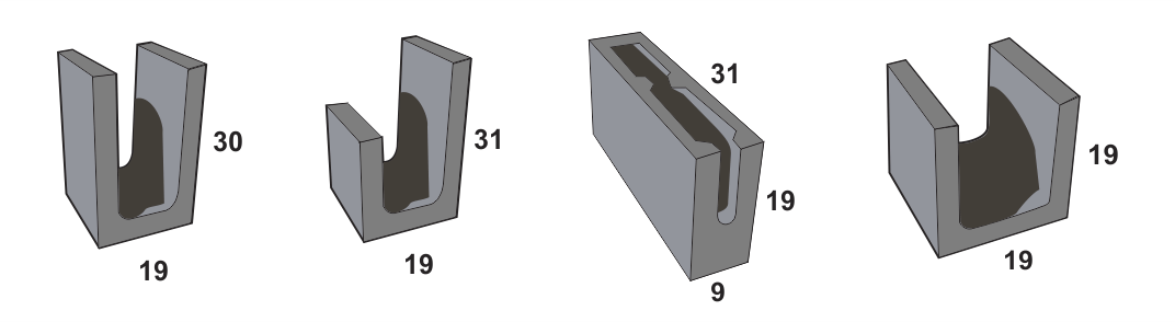 Dimensões Canaletas